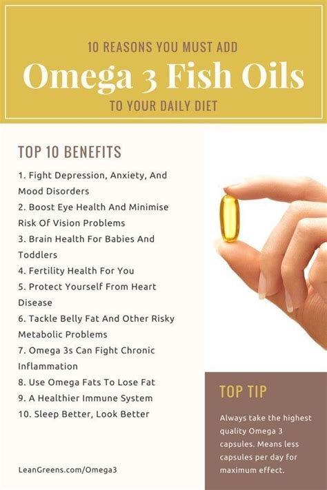 taking omega 3 supplements daily.